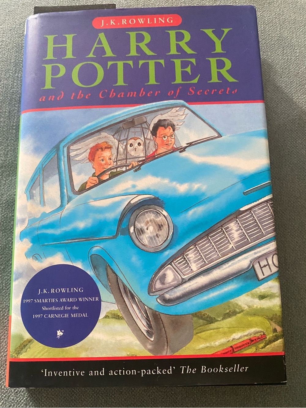 Vintage Harry Potter and the Chamber of Secrets 1998 UK Edition - Bloomsbury 11t